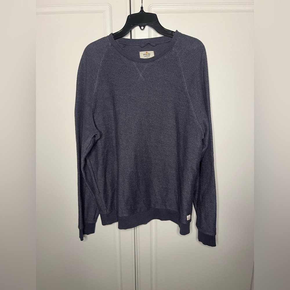 Marine Layer Terry Cloth Crewneck Sweatshirt